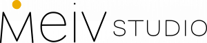 Logo simplifié MEIV Studio fondé par Manon Aguenier au format .png
